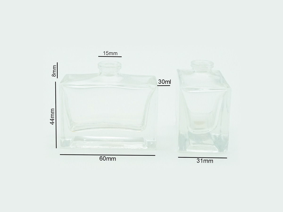 Perfume bottle - rectangular - 30 ml (18/415)